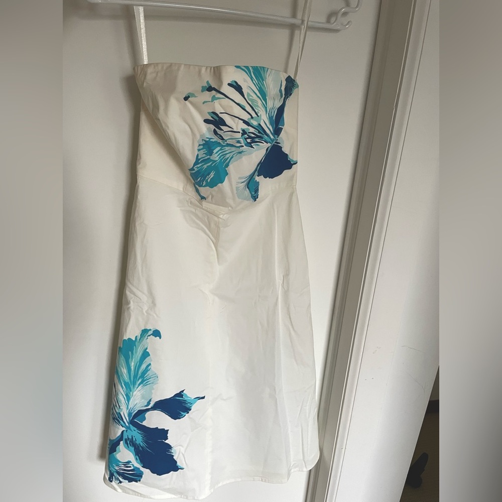 White Strapless Dress
